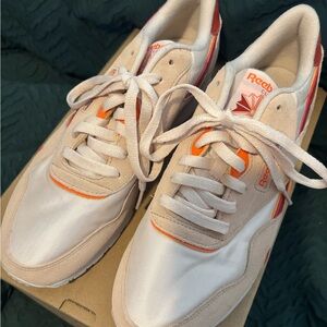 Reebok White and Red Athletic Shoes